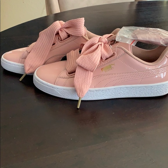 puma basket heart patent leather sneaker puma basket heart patent leather sneaker